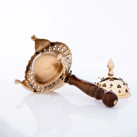 Exotic Brass Incense Burner