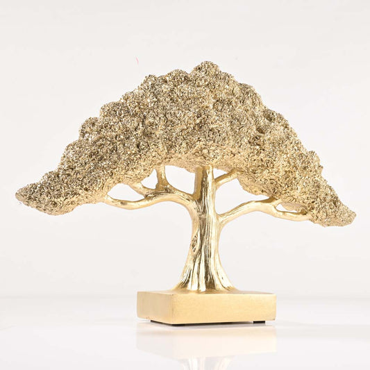 Golden Tree Decor Showpiece