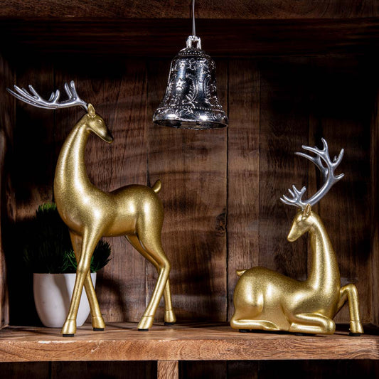 Camellia Golden Deer Decor