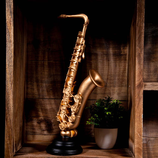 Golden Saxophone Décor