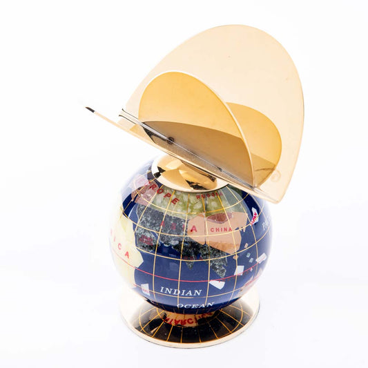 Blue Globe Decorative Showpiece