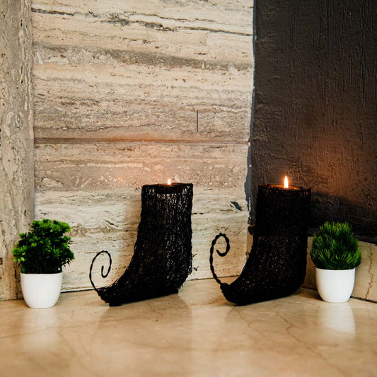 Elf Beacon Shoes Tealight Holder