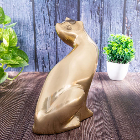 Gold Feline Table Accent